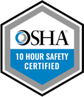 OSHA 10 hour safety certified