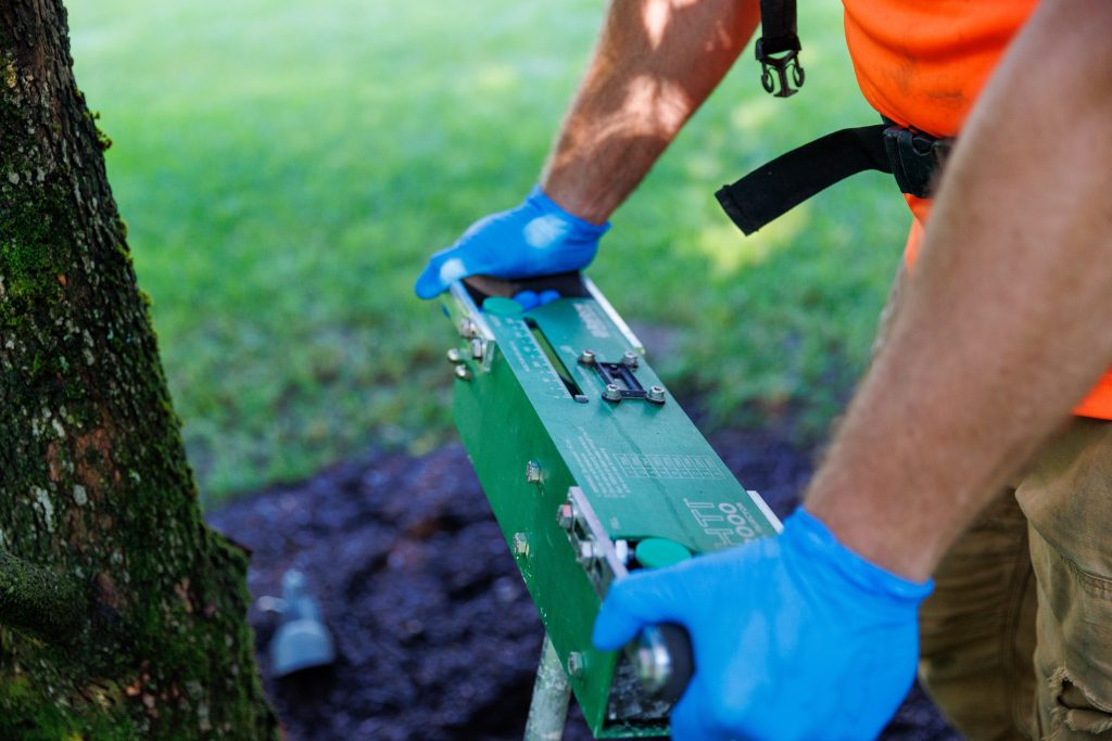 Plant health care service in progress